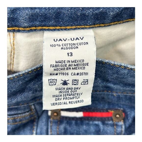 Tommy Hilfiger Y2K Vintage Straight Leg “Hip Jeans” | Light/Medium Wash Size 13 - Picture 11 of 14